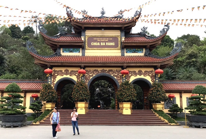 Chùa Ba Vàng - Một trong những công trình Phật giáo lớn nhất của tỉnh Quảng Ninh
